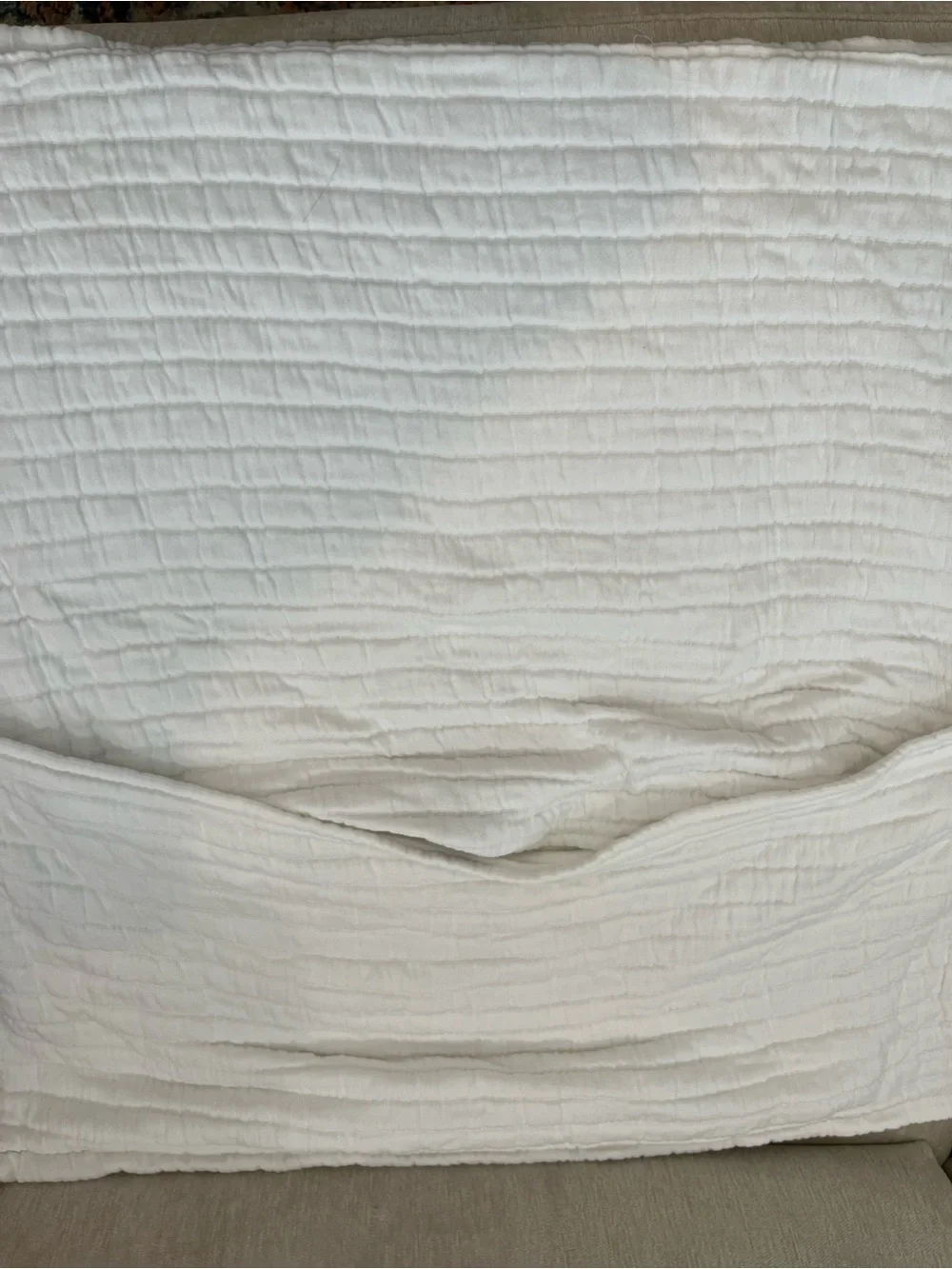 Annie Selke 1cotton matelasse pillow sham Euro Portugal